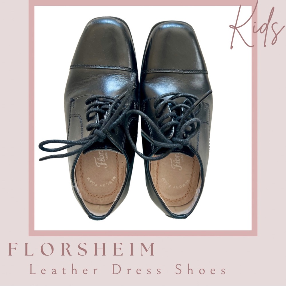 Florsheim Black Cap Toe Oxford Shoes